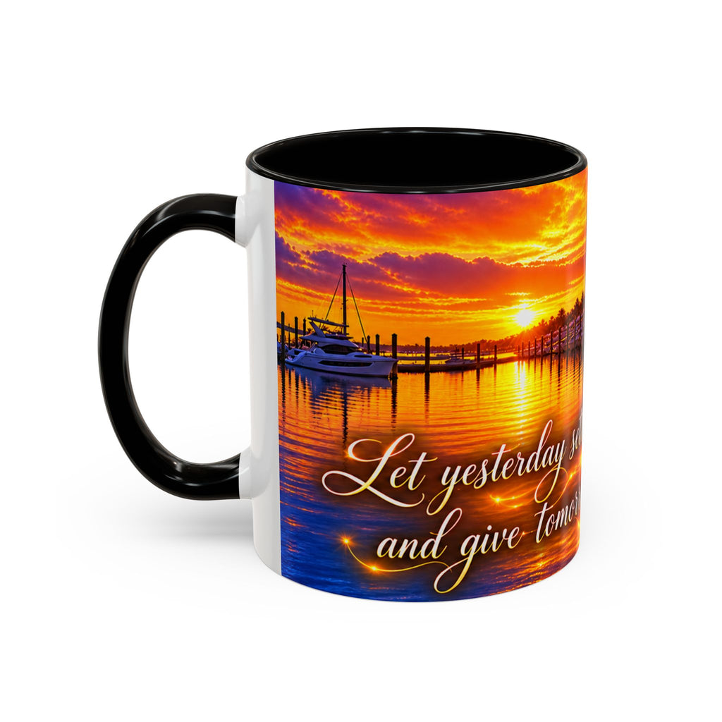 “Inspirational coffee cup” Sunset Marina Mug