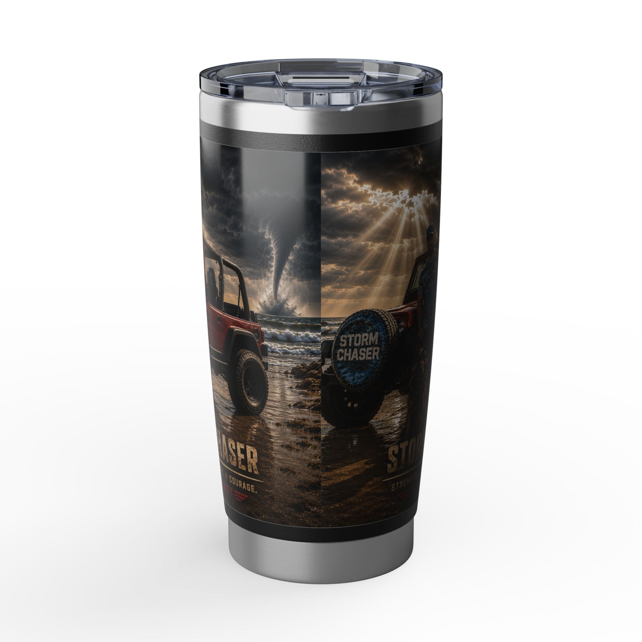 Storm Chaser Vagabond 20oz Tumbler Jeep 4 Wheeling