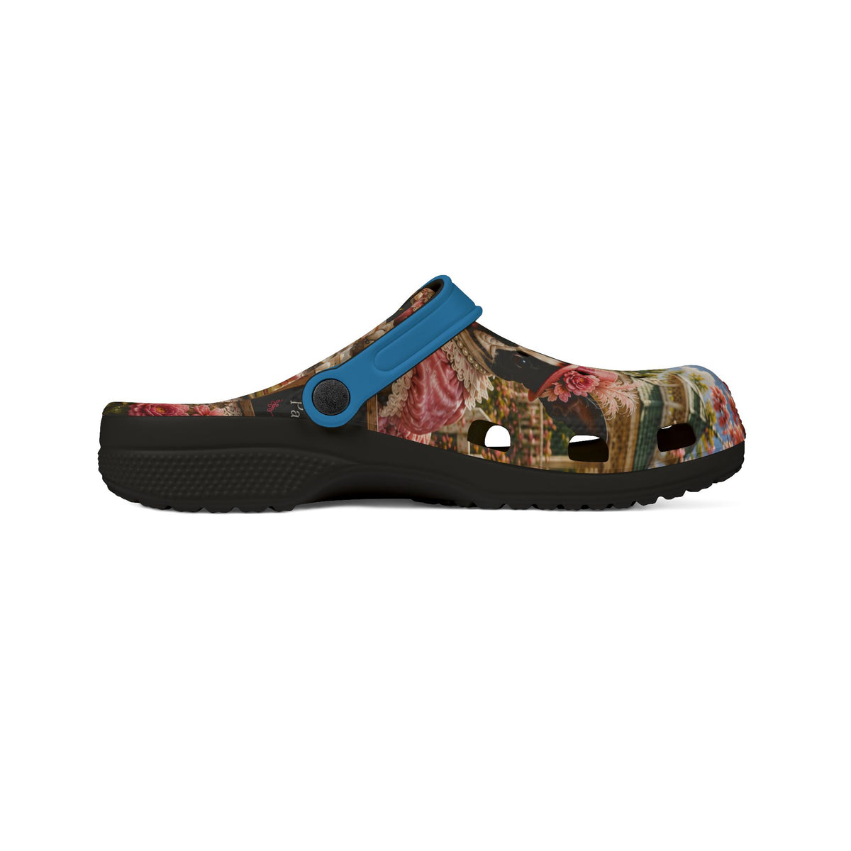 Floral Boston Terrier EVA Clogs — Comfortable Garden Slip-On Shoes