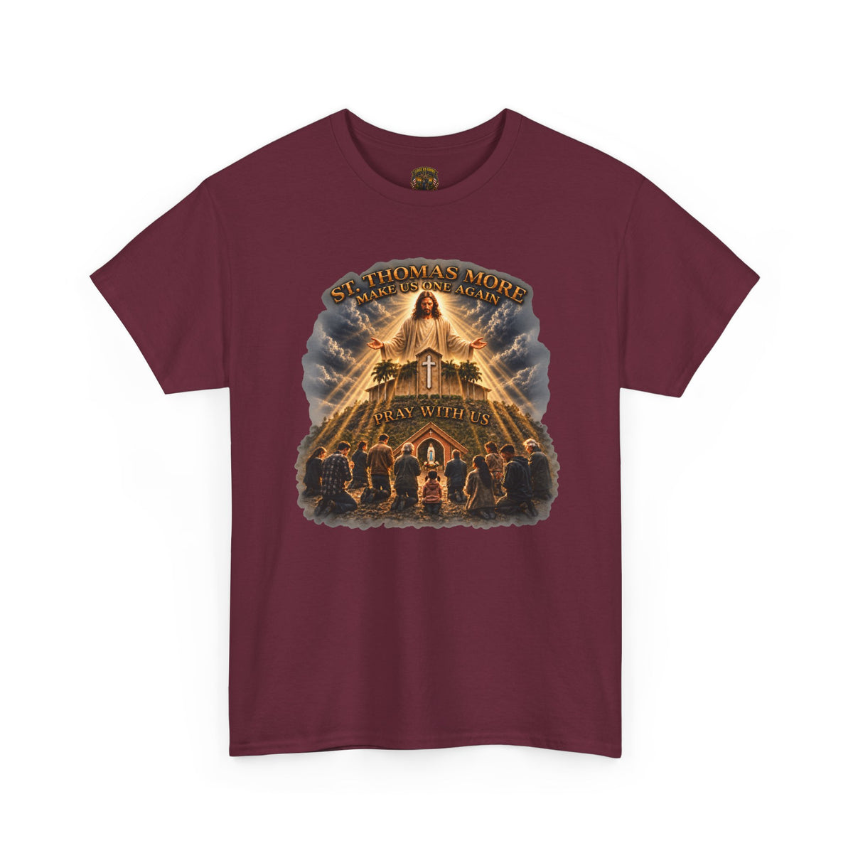 Make Us Whole Again Graphic Tee — 'St Thomas More' Religious Design