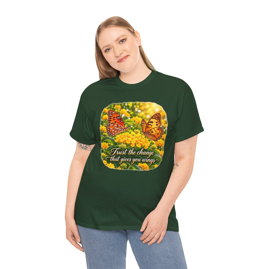 Trust the Change Butterfly Inspirational T-Shirt
