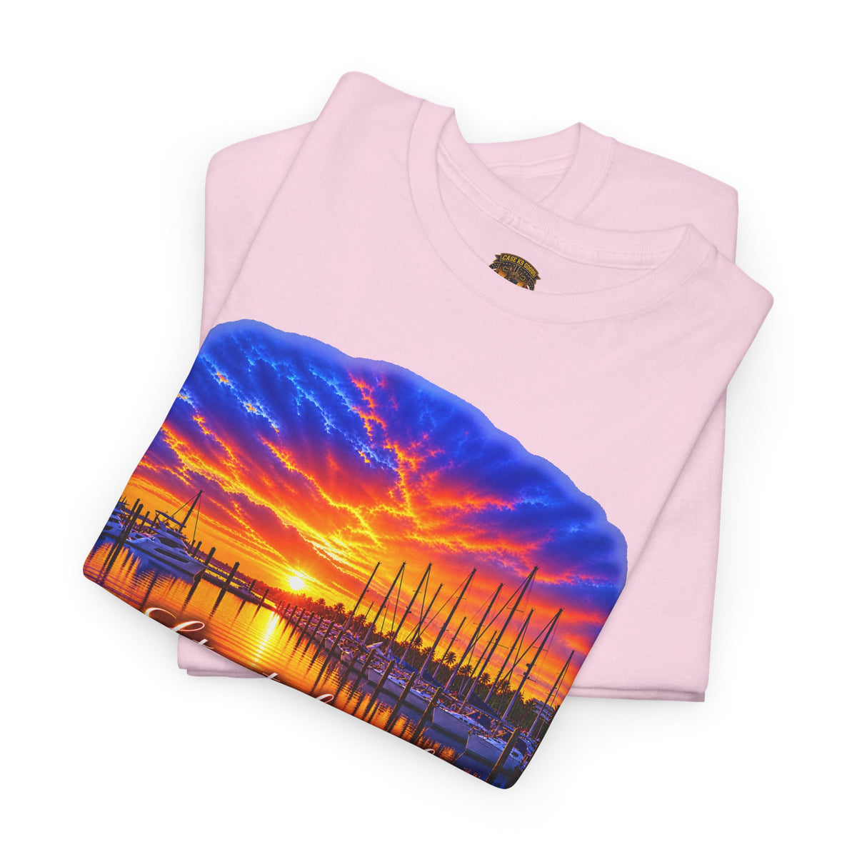 Sunset Harbor Inspirational Quote T-Shirt