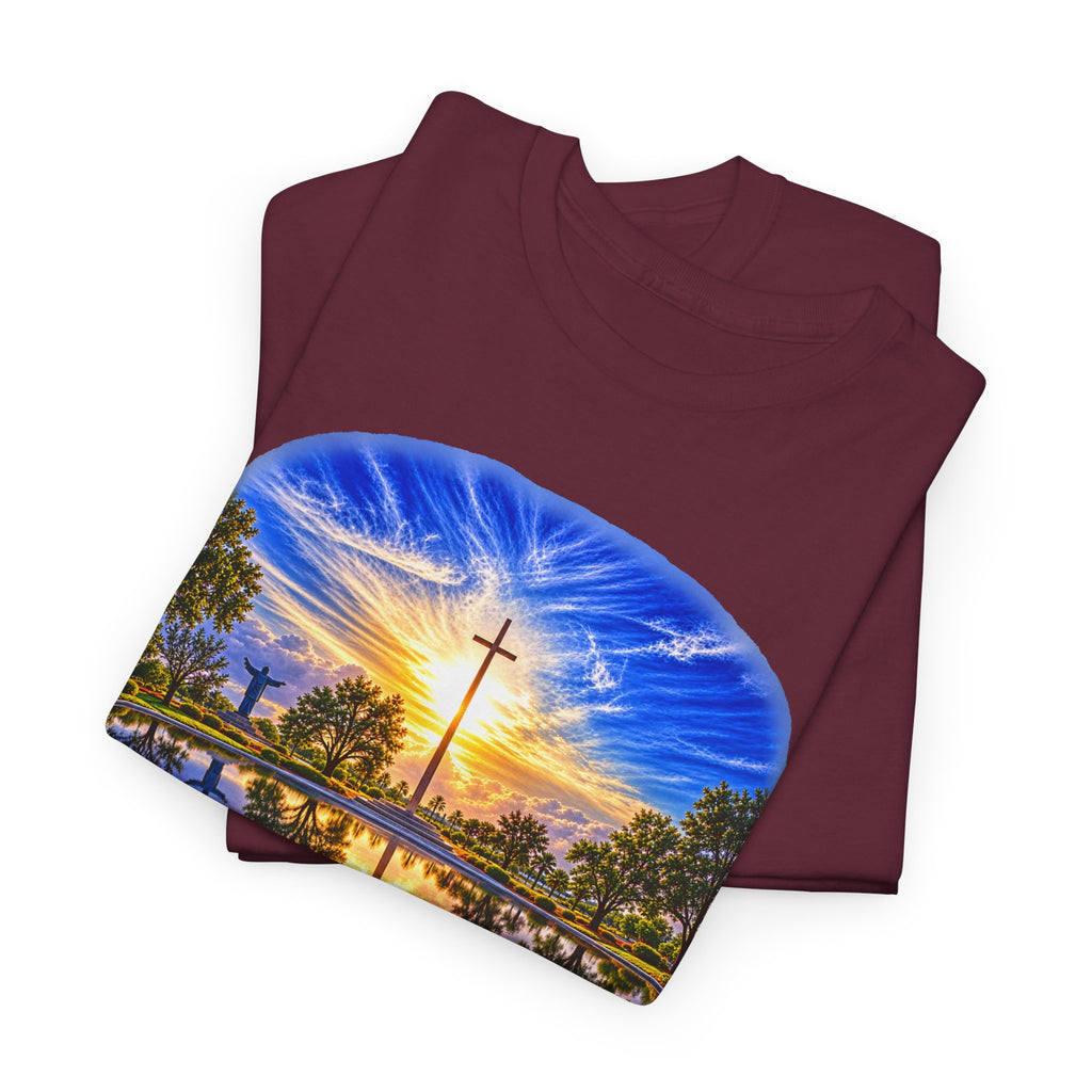 Christian Inspirational Cross Reflection Faith T-Shirt