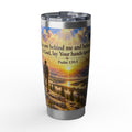 Psalm 139:5 Landscape Tumbler — Christian Inspirational Travel Mug