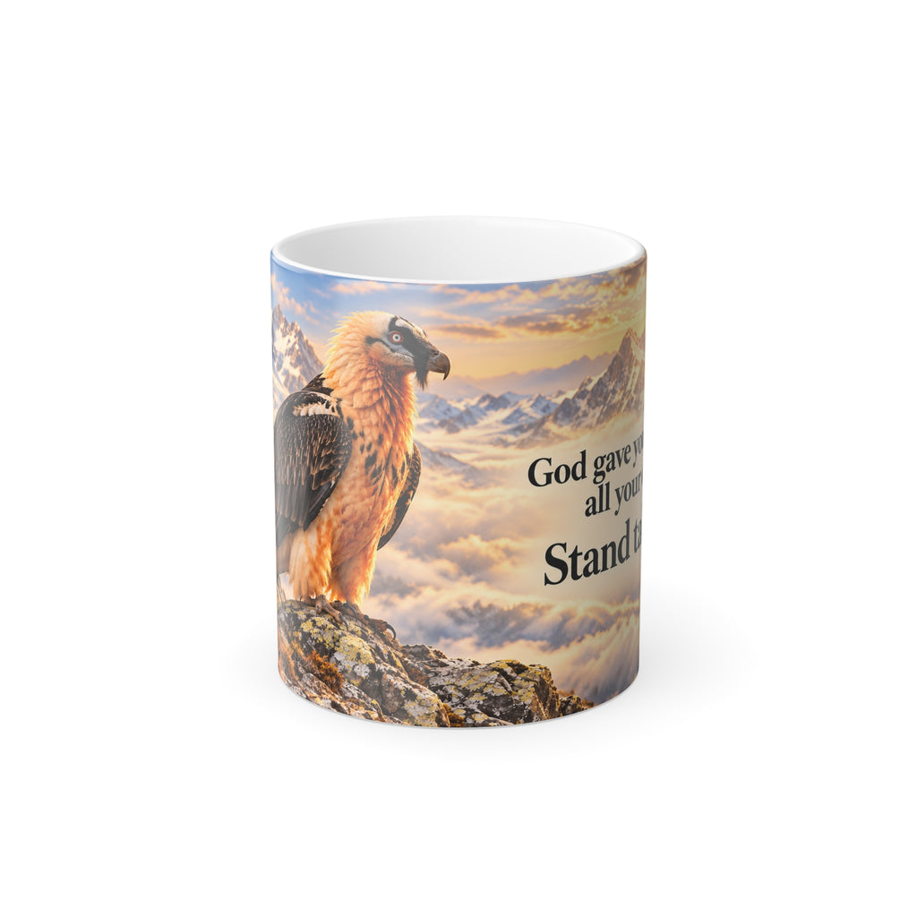 God Gave Us All You Need Eagle Faith Color-Changing Mug