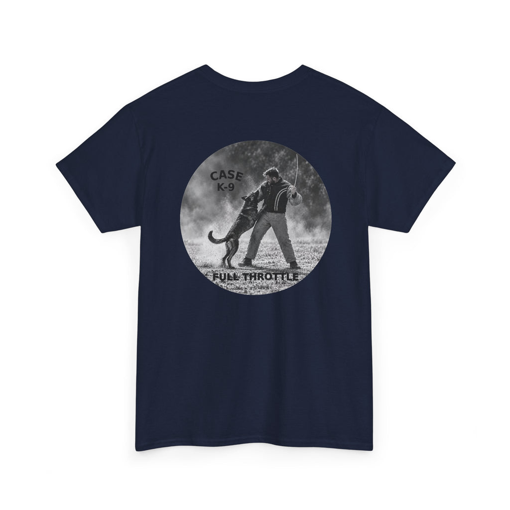 K9 Handler Tee – CASE K-9 “Full Throttle” Vintage Dog Unit T-Shirt