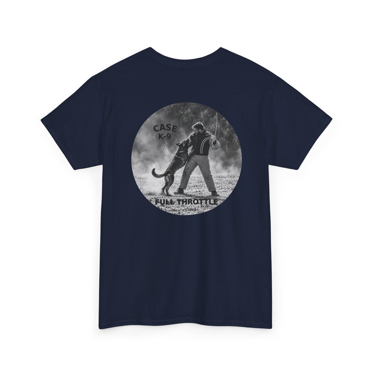 K9 Handler Tee – CASE K-9 “Full Throttle” Vintage Dog Unit T-Shirt