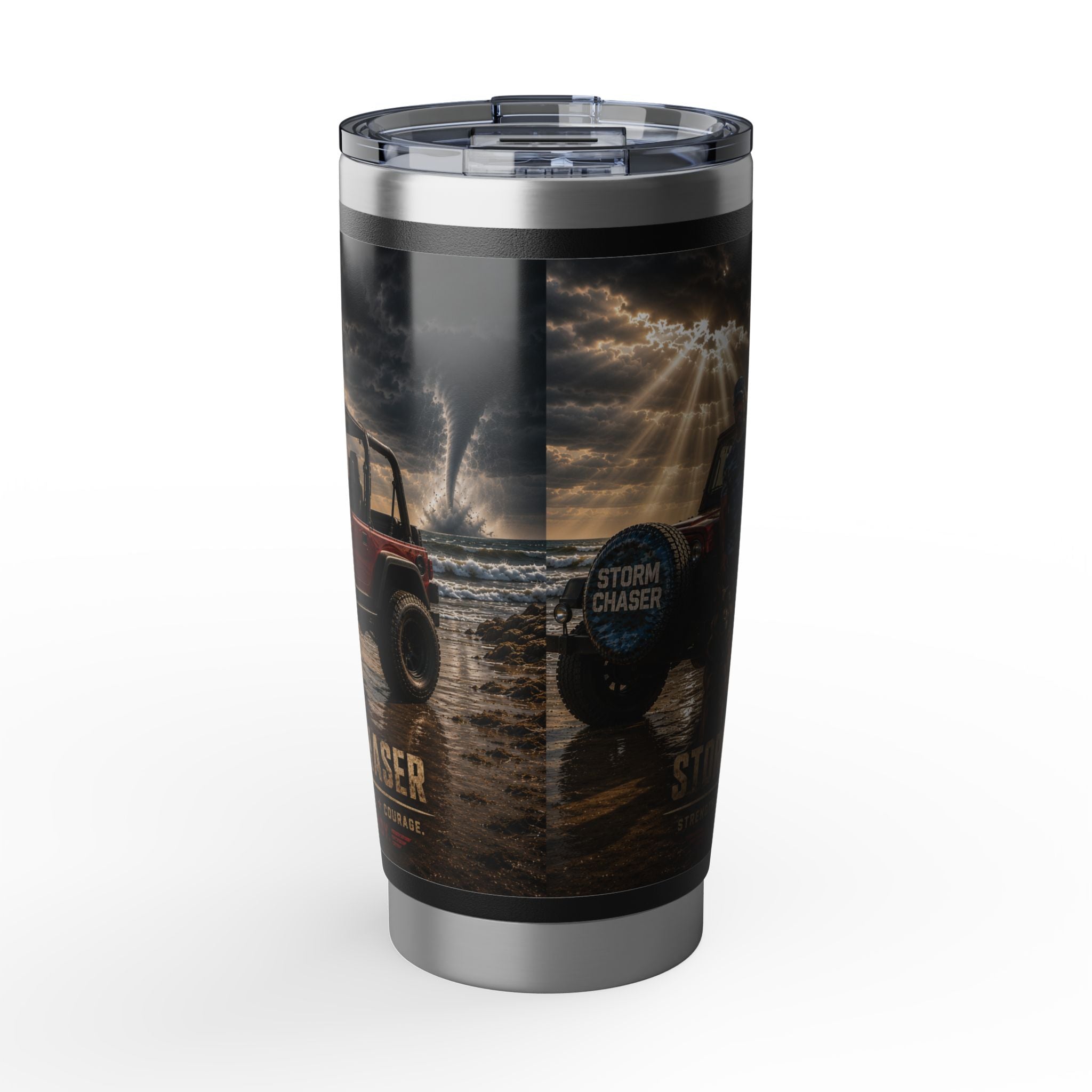 Storm Chaser Vagabond 20oz Tumbler Jeep 4 Wheeling