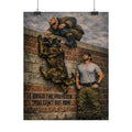 Rolled Poster — 'Build the Monster You Can't Out Run' Tactical K9 Training Art Print