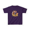 Kids Tee — Little Rider with Pony & Dog Illustration