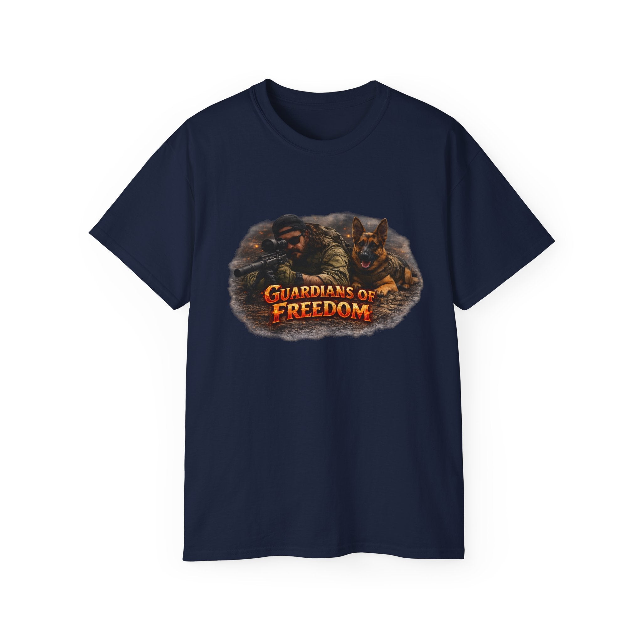 Guardians of Freedom T-Shirt — Patriotic Soldier Graphic Tee