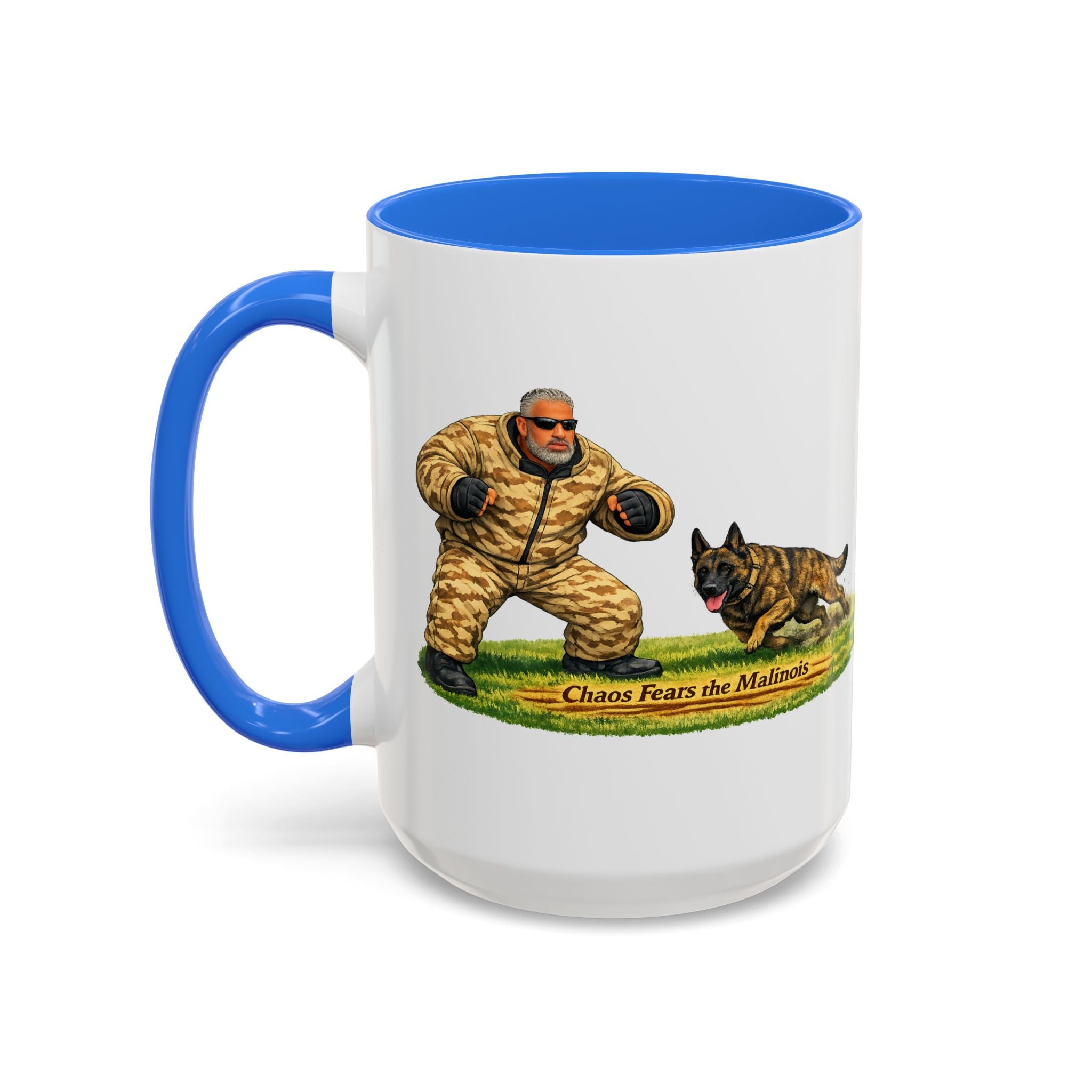 Belgian Malinois Coffee Mug — "Nothing Fears the Malinois" Dog Lover Gift (11oz/15oz)