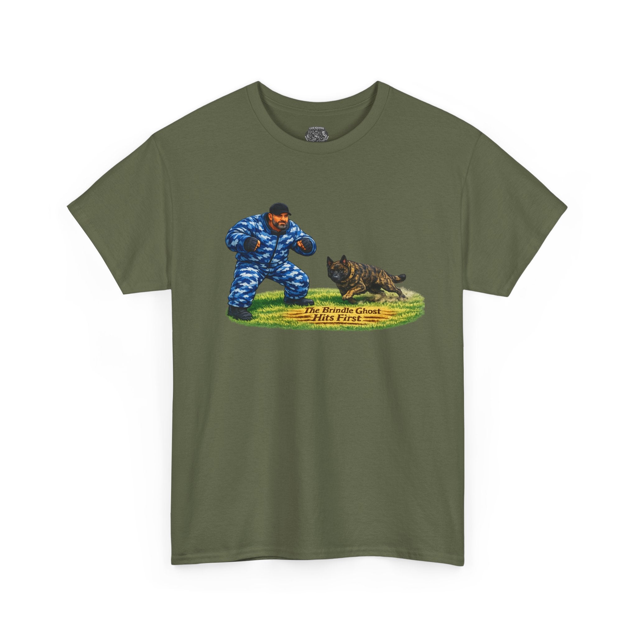 Cotton T-Shirt — Police K9 Training Dog Dutch Shepherd