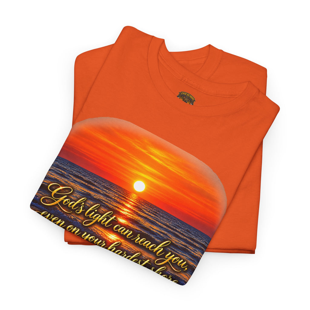 “You’ll Light Up My Whole World” Sunset Quote T-Shirt