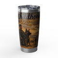 Childhood Dreams Tumbler – Patriotic Military Dog Travel Mug