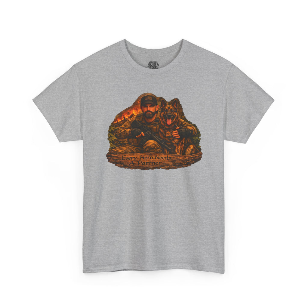 Vintage Guardian Tee — 'K-9 Hero's and Partners' Outdoor Adventure T-Shirt