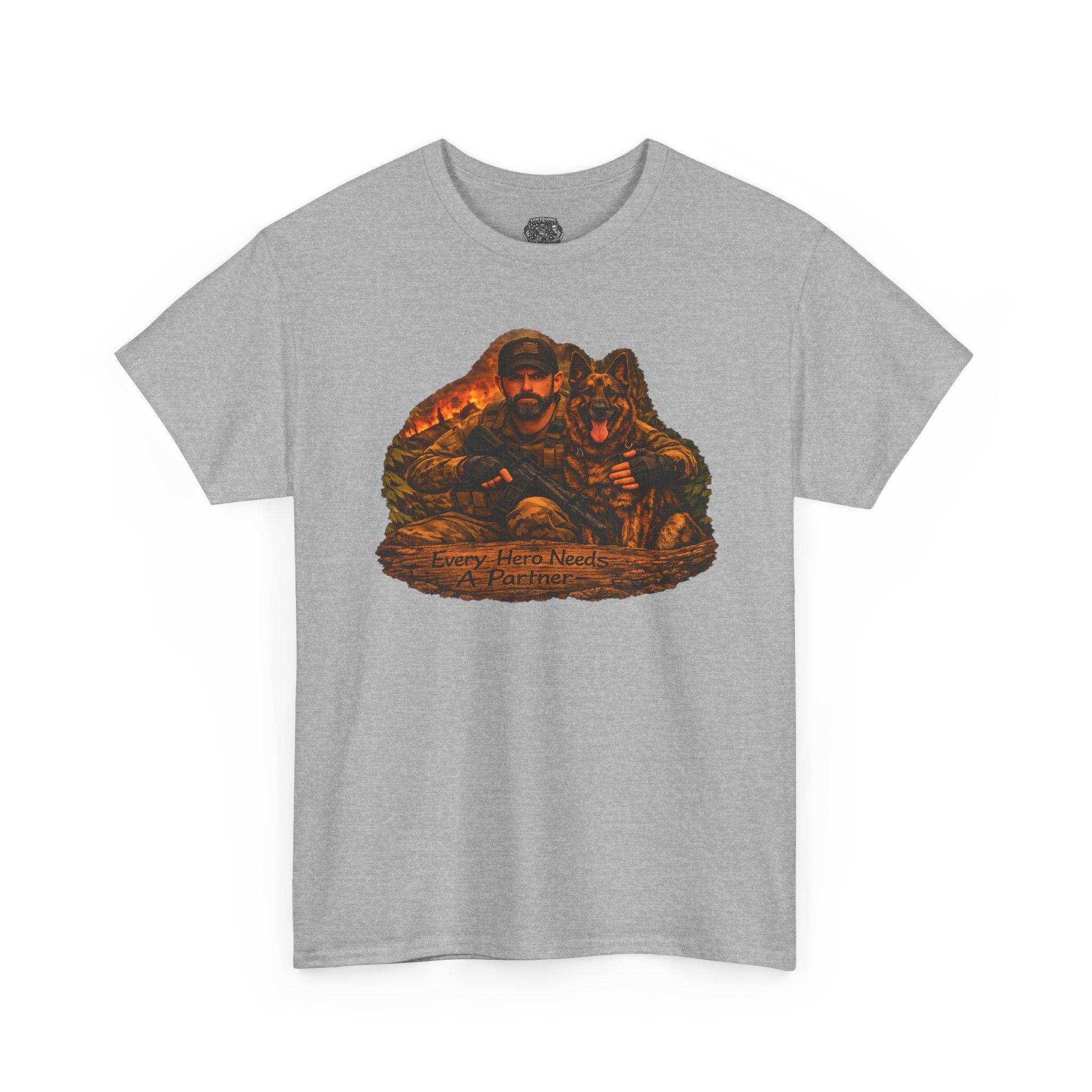 Vintage Guardian Tee — 'K-9 Hero's and Partners' Outdoor Adventure T-Shirt