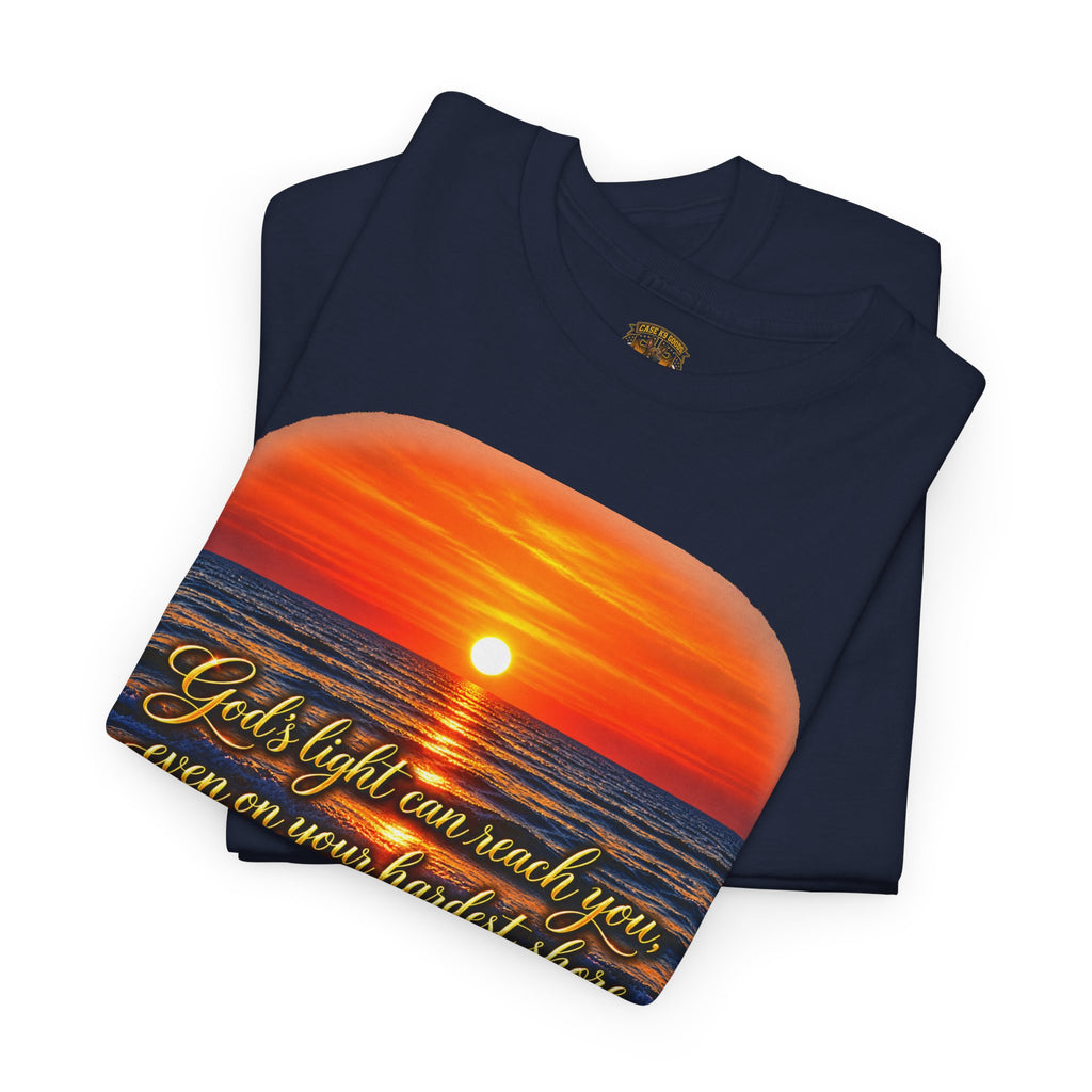 “You’ll Light Up My Whole World” Sunset Quote T-Shirt