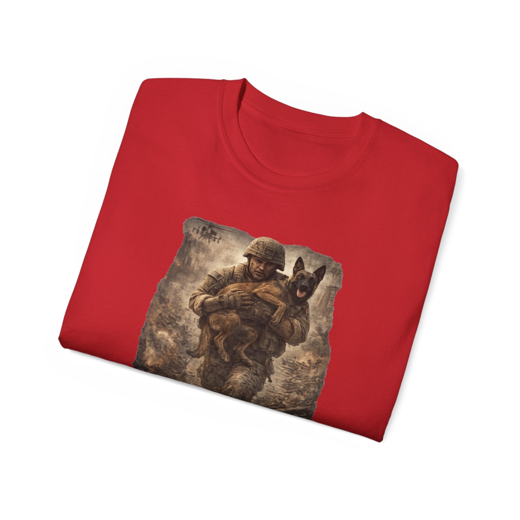 American Grit American Strong T-Shirt — Patriotic Military K9 Tee