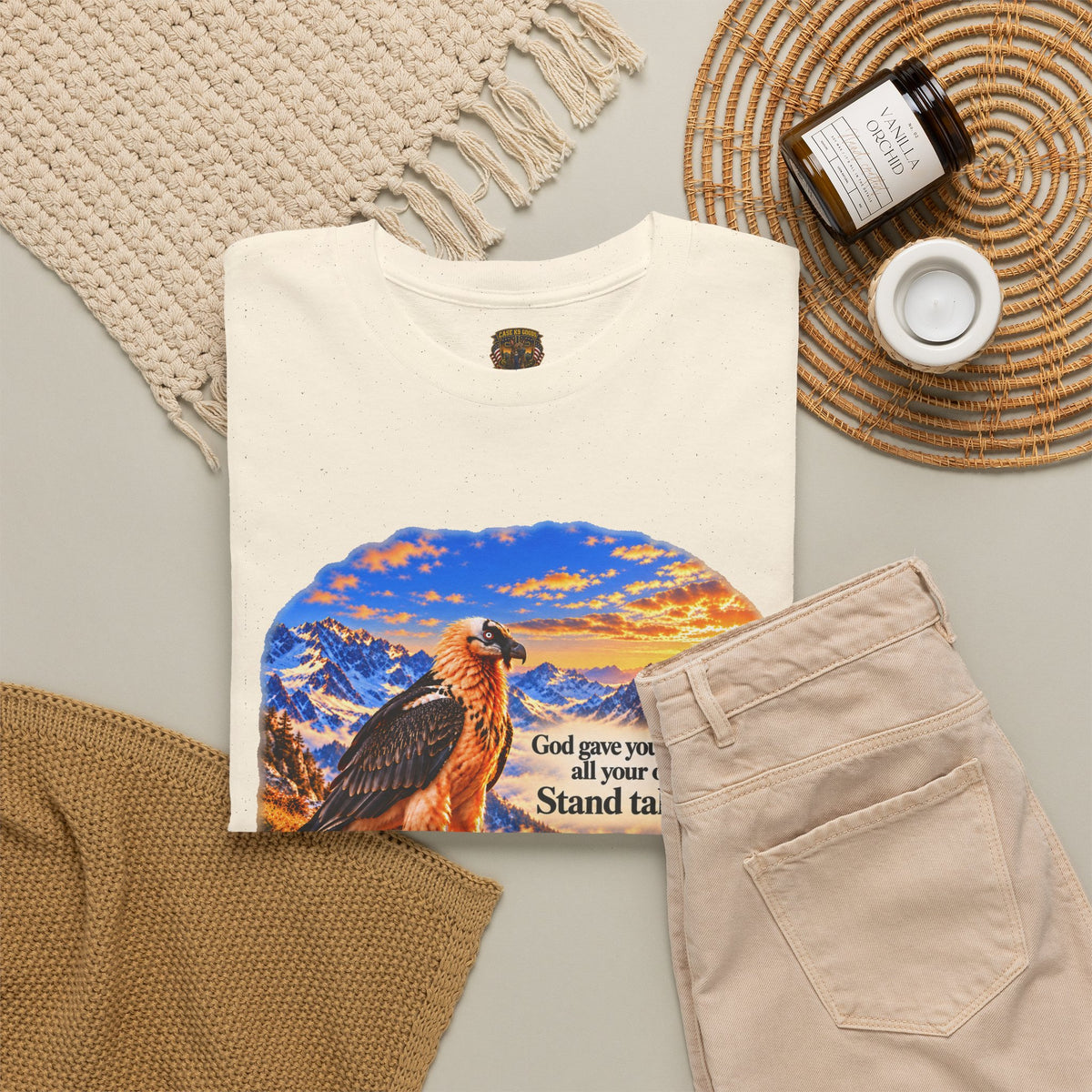 God Gives You a Beauty Eagle Nature Quote T-Shirt