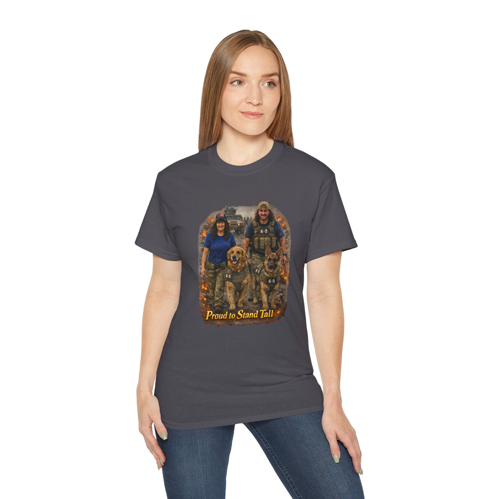 Proud to Stand Tall Military Working Dog Tee
