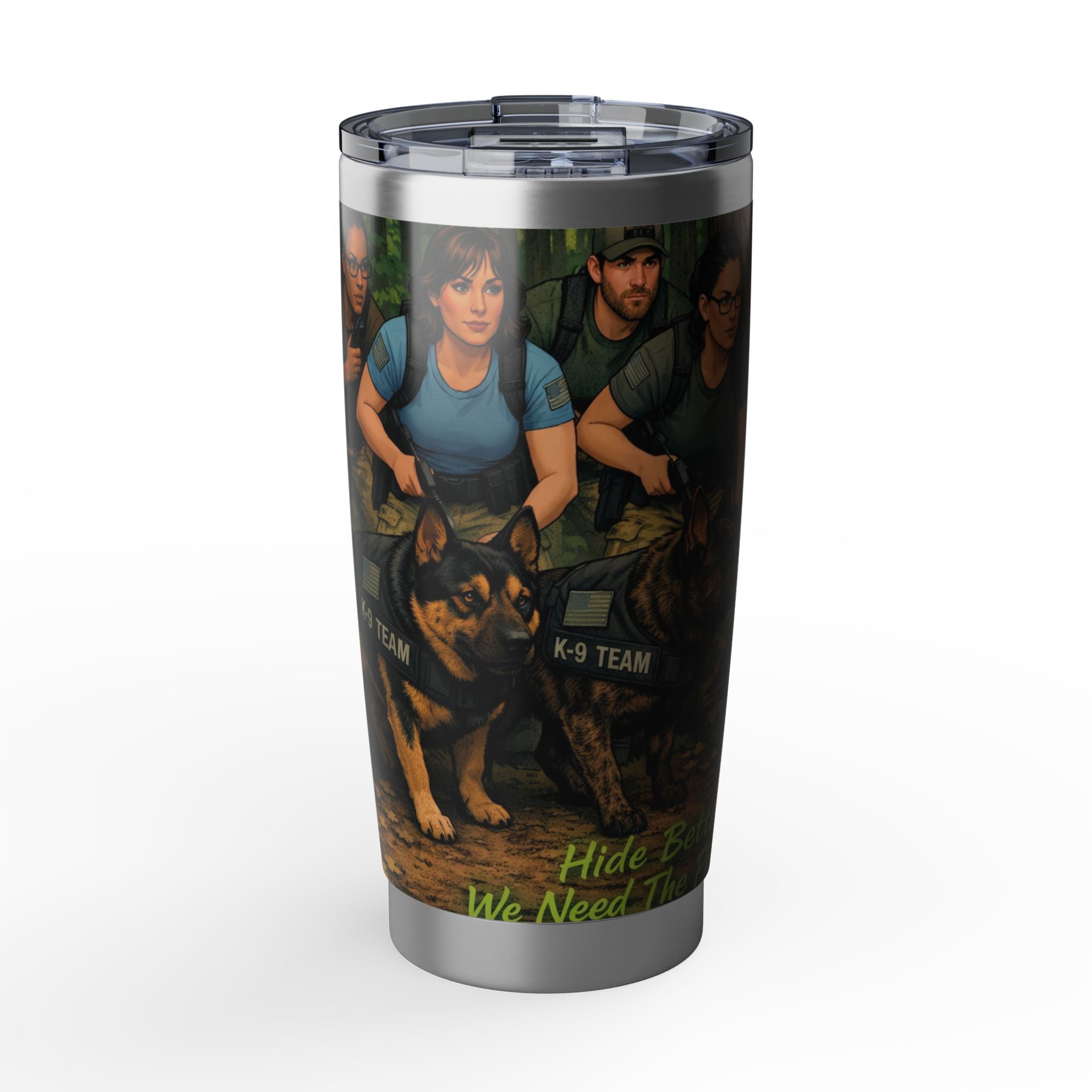 20oz Tumbler — K-9 Search & Rescue Team Travel Mug (Vagabond Design)