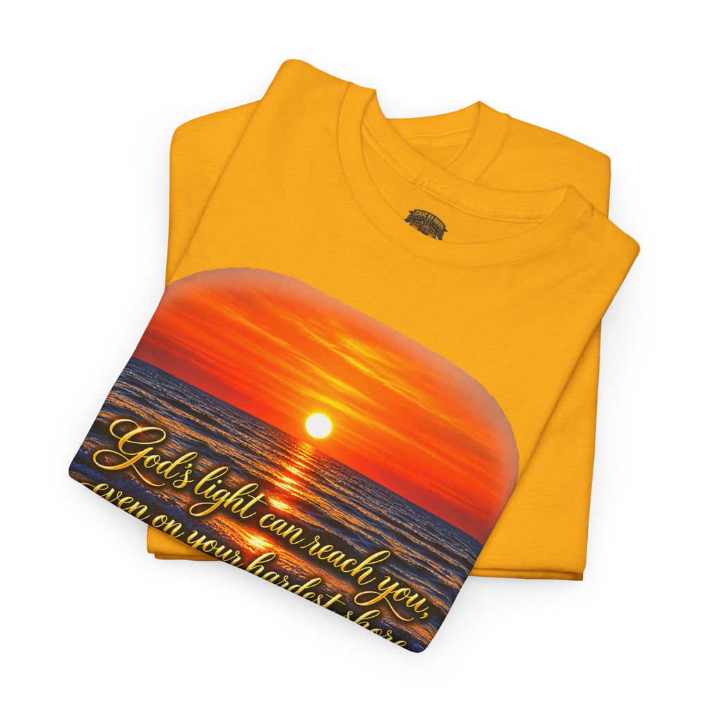“You’ll Light Up My Whole World” Sunset Quote T-Shirt