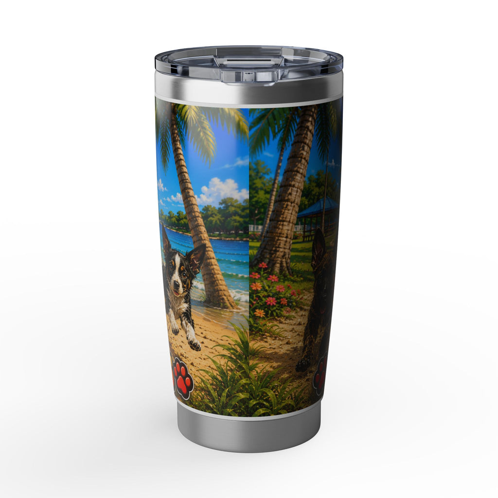 Puppy Love Vagabond 20oz Tumbler — Happy Tails Beach Dog Stainless Travel Cup