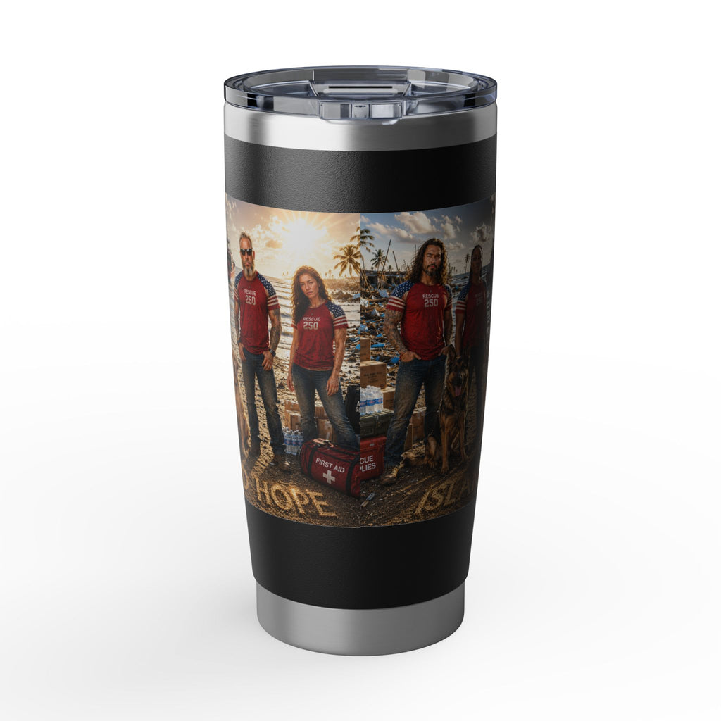 Vagabond 20oz Tumbler — Adventure Rescue Beach Scene Stainless Travel Mug