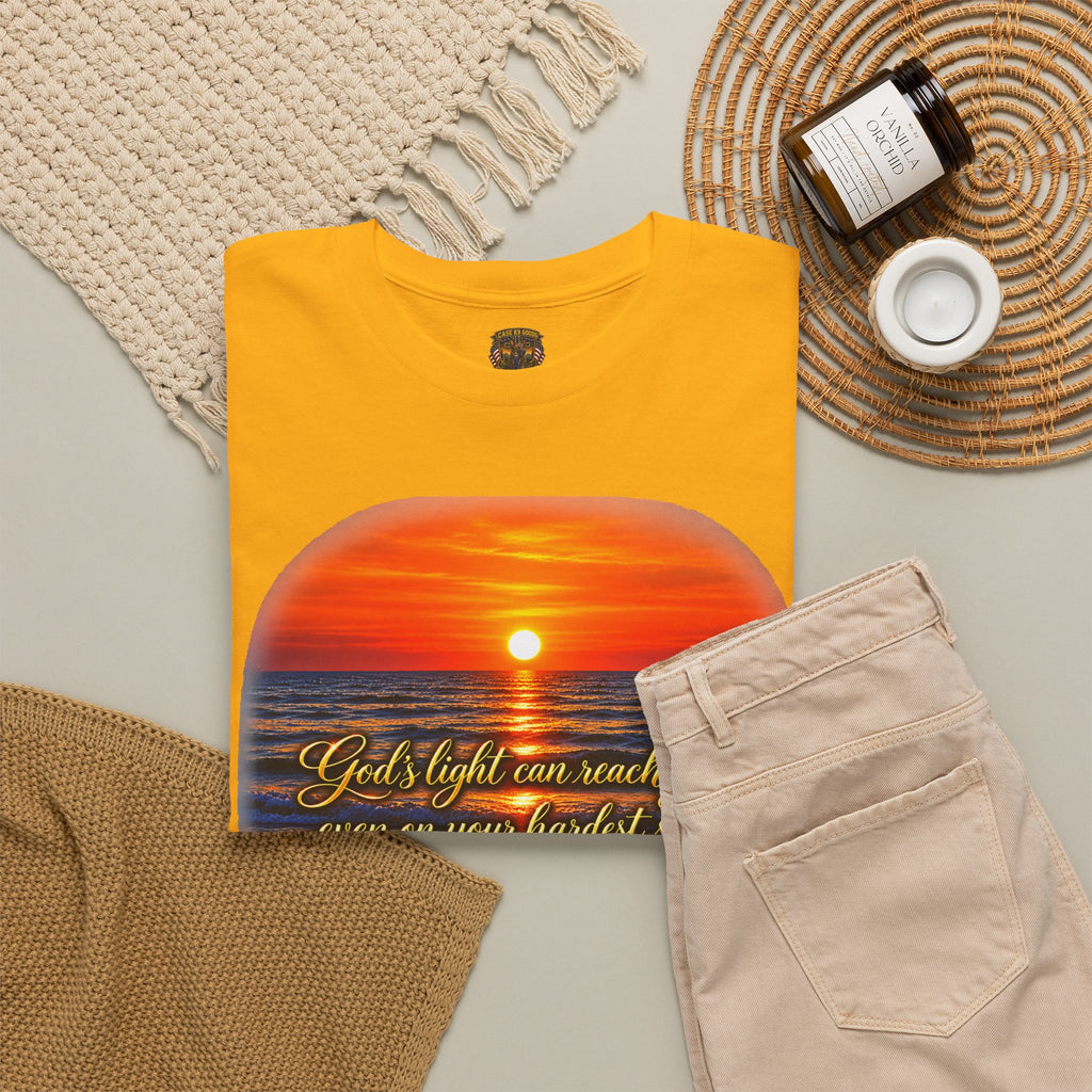 “You’ll Light Up My Whole World” Sunset Quote T-Shirt