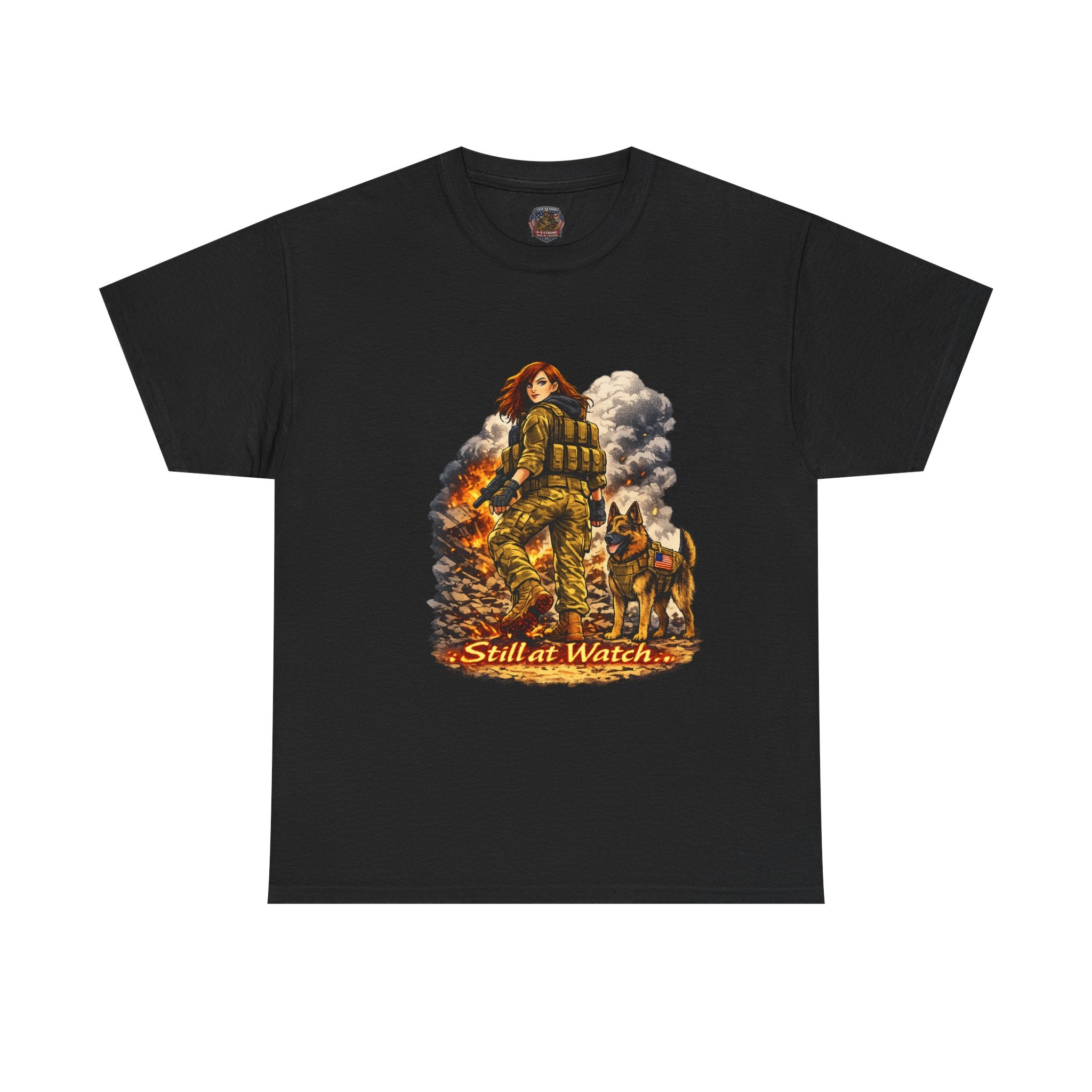 Still At Watch Guard & K9 T-Shirt