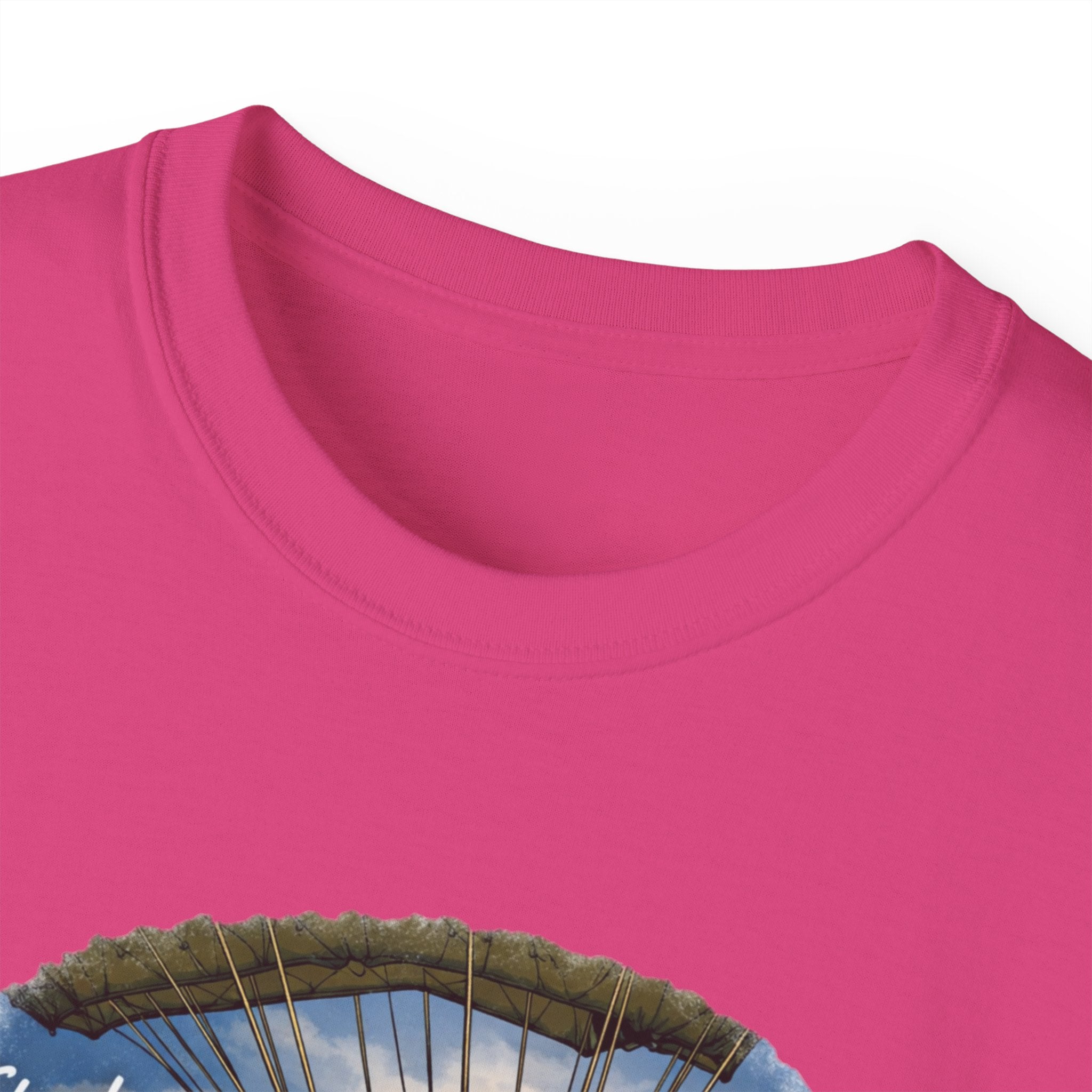 Paratrooper Veteran T‑Shirt – 'Stand Behind Those Who Served' Military Parachute Graphic Tee