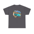 T-Shirt — Retro VW Beetle Road Trip Tee with Dogs (Vintage Summer Vibe)