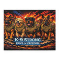 K-9 Strong Puzzle — "Paws of Freedom" Military Working Dogs Jigsaw
