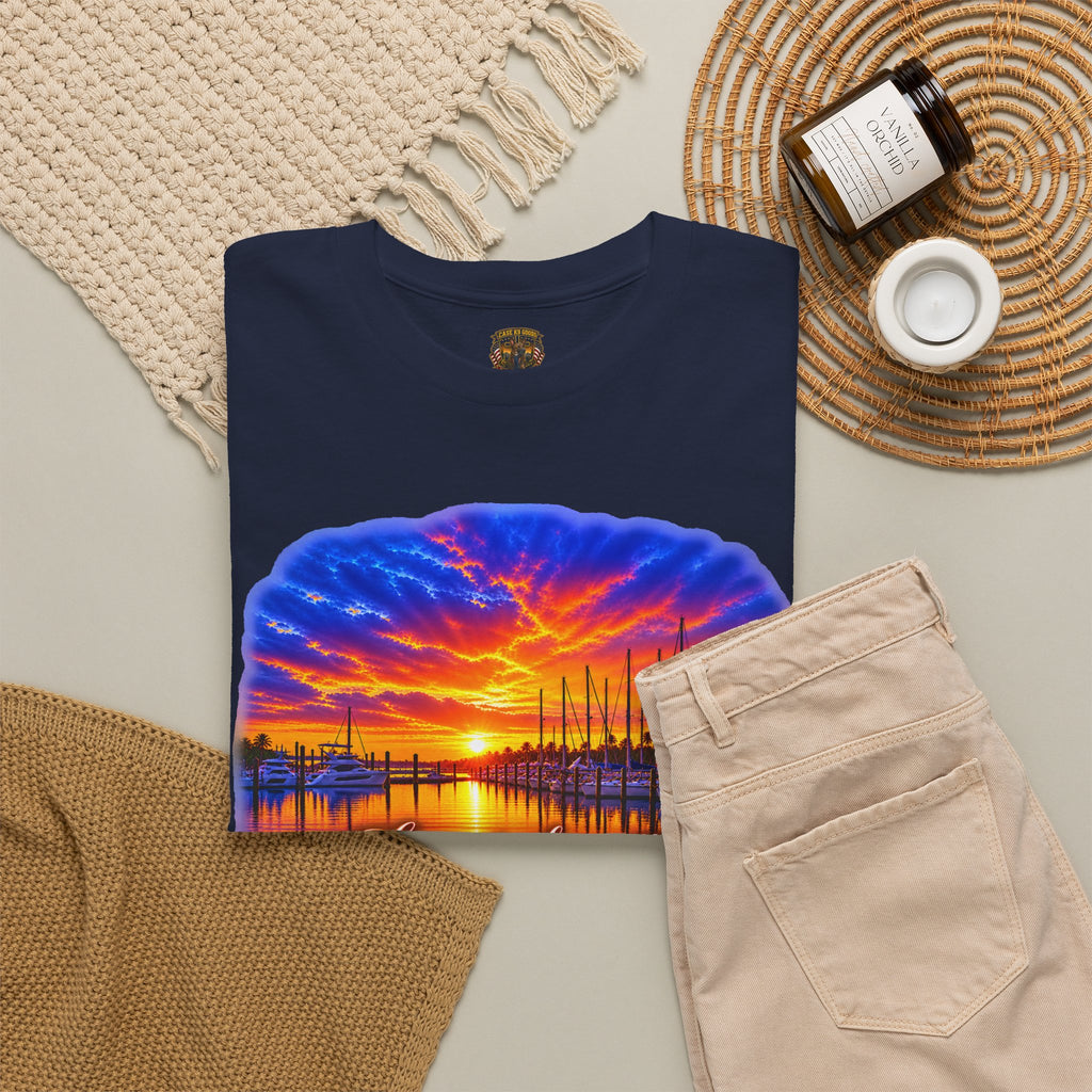 Sunset Harbor Inspirational Quote T-Shirt