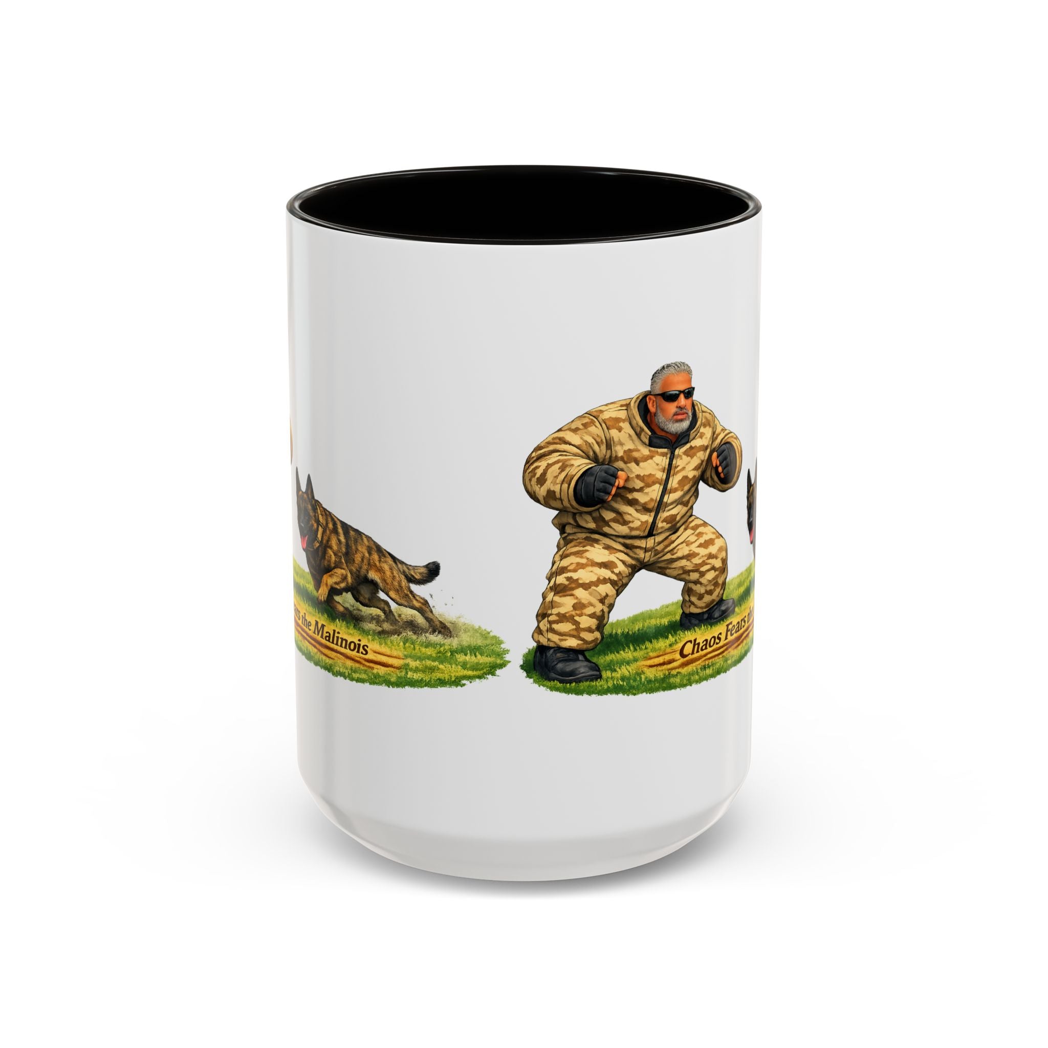 Belgian Malinois Coffee Mug — "Nothing Fears the Malinois" Dog Lover Gift (11oz/15oz)