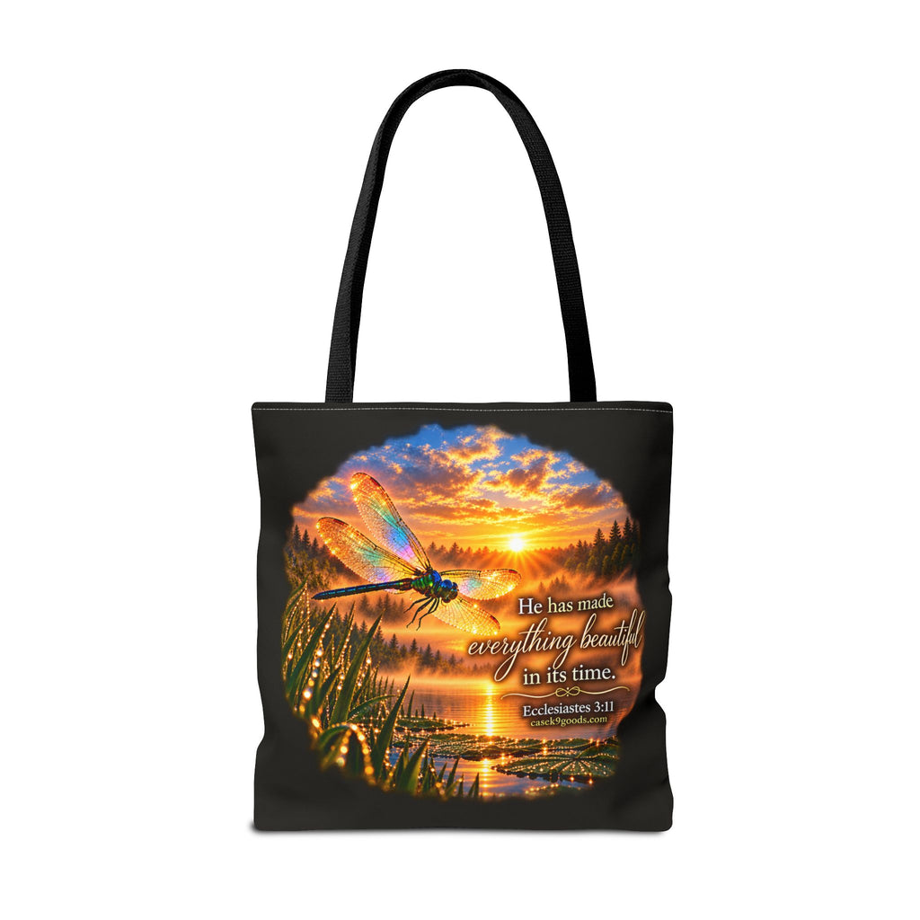 He Has Made Everything Beautiful Tote Bag – Inspirational Nature Sunset Design