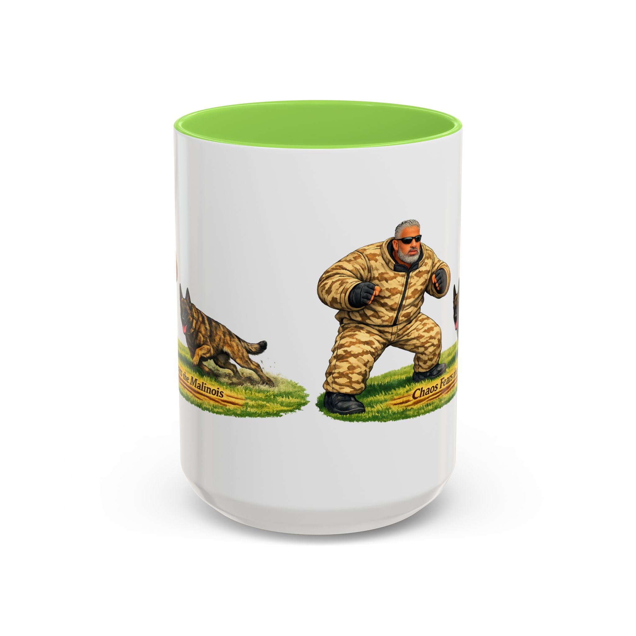 Belgian Malinois Coffee Mug — "Nothing Fears the Malinois" Dog Lover Gift (11oz/15oz)