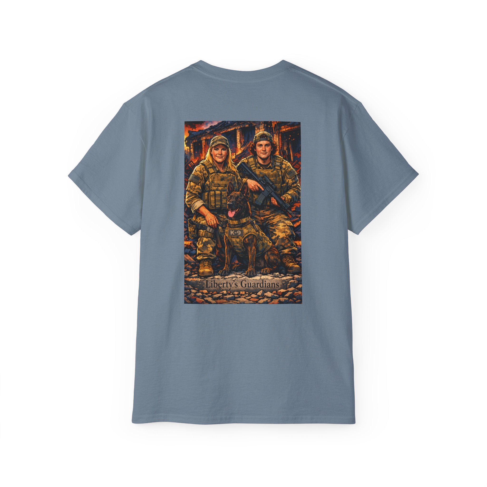 Veteran Guardians Graphic Tee — "Liberty's Guardians" Military Tribute T-Shirt