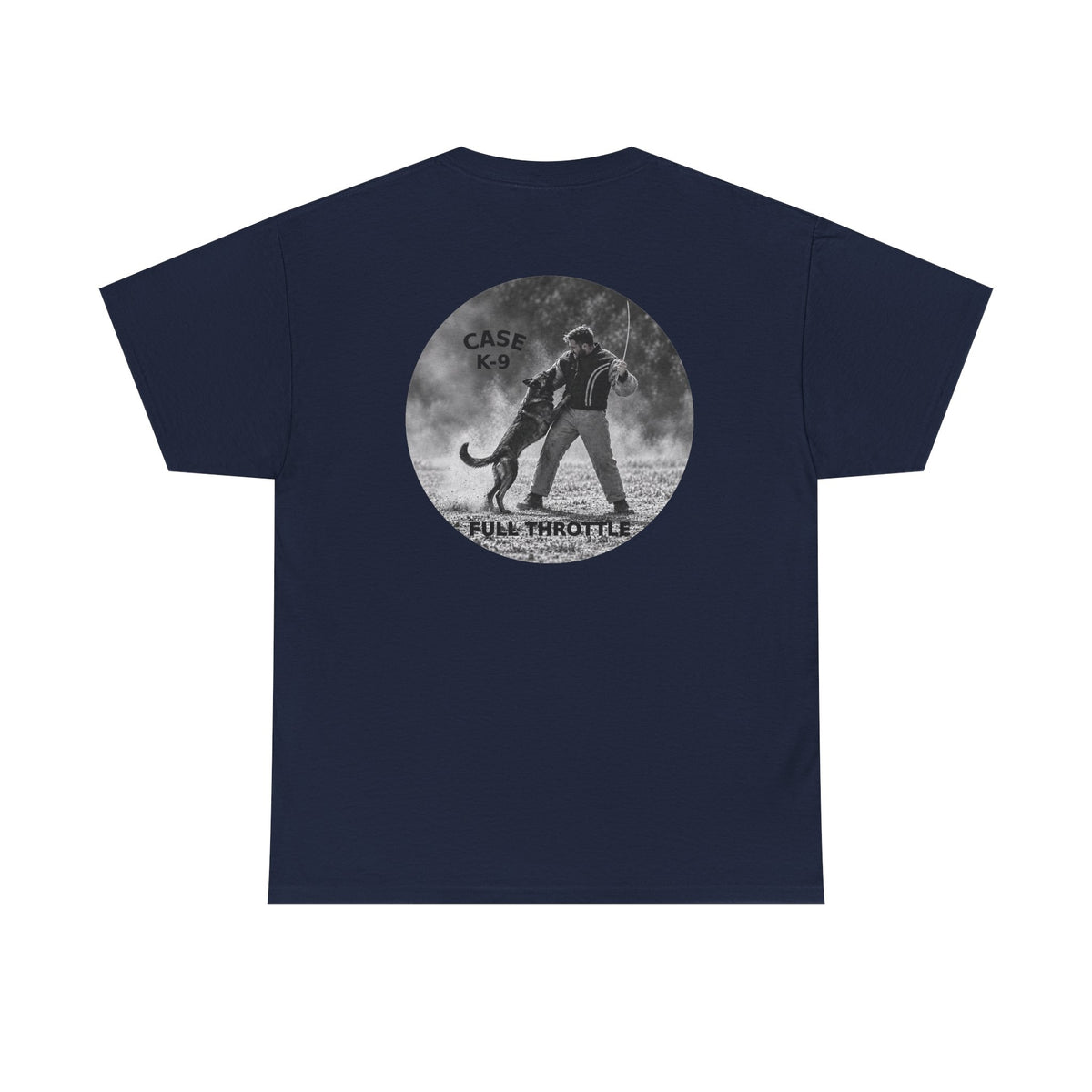 K9 Handler Tee – CASE K-9 “Full Throttle” Vintage Dog Unit T-Shirt