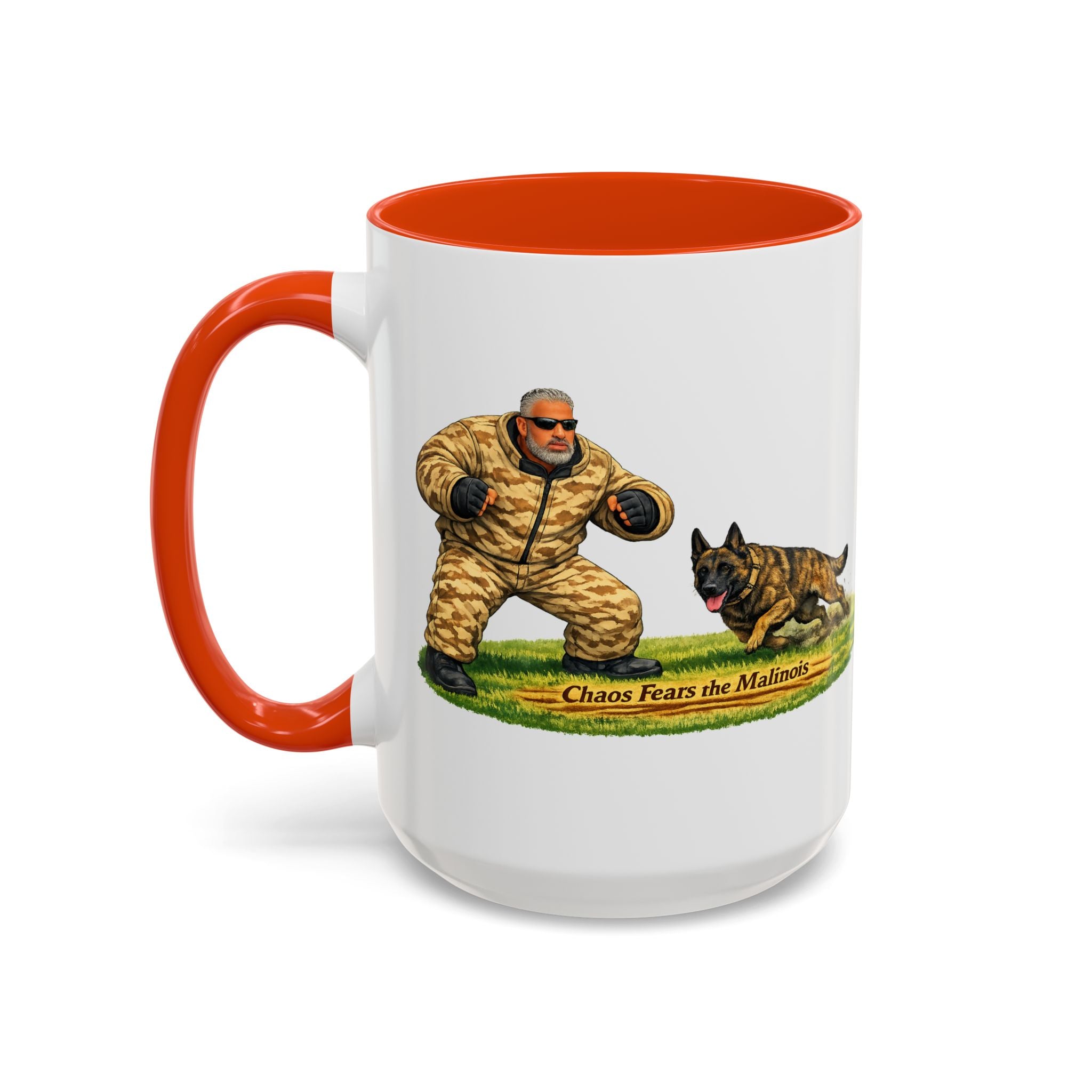 Belgian Malinois Coffee Mug — "Nothing Fears the Malinois" Dog Lover Gift (11oz/15oz)