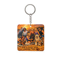 Square Keychain — "Life Is Better With Sassy Paws" Dog Lover Keychain