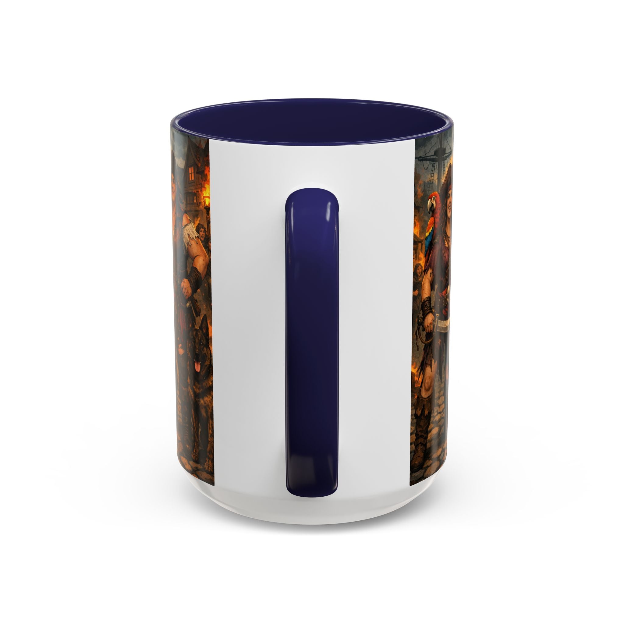 Pirate Family Coffee Mug — Fantasy Buccaneer Artwork 11/15oz