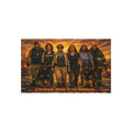 Outdoor Rug — Courage Runs to the Danger K-9 Rescue Team Doormat
