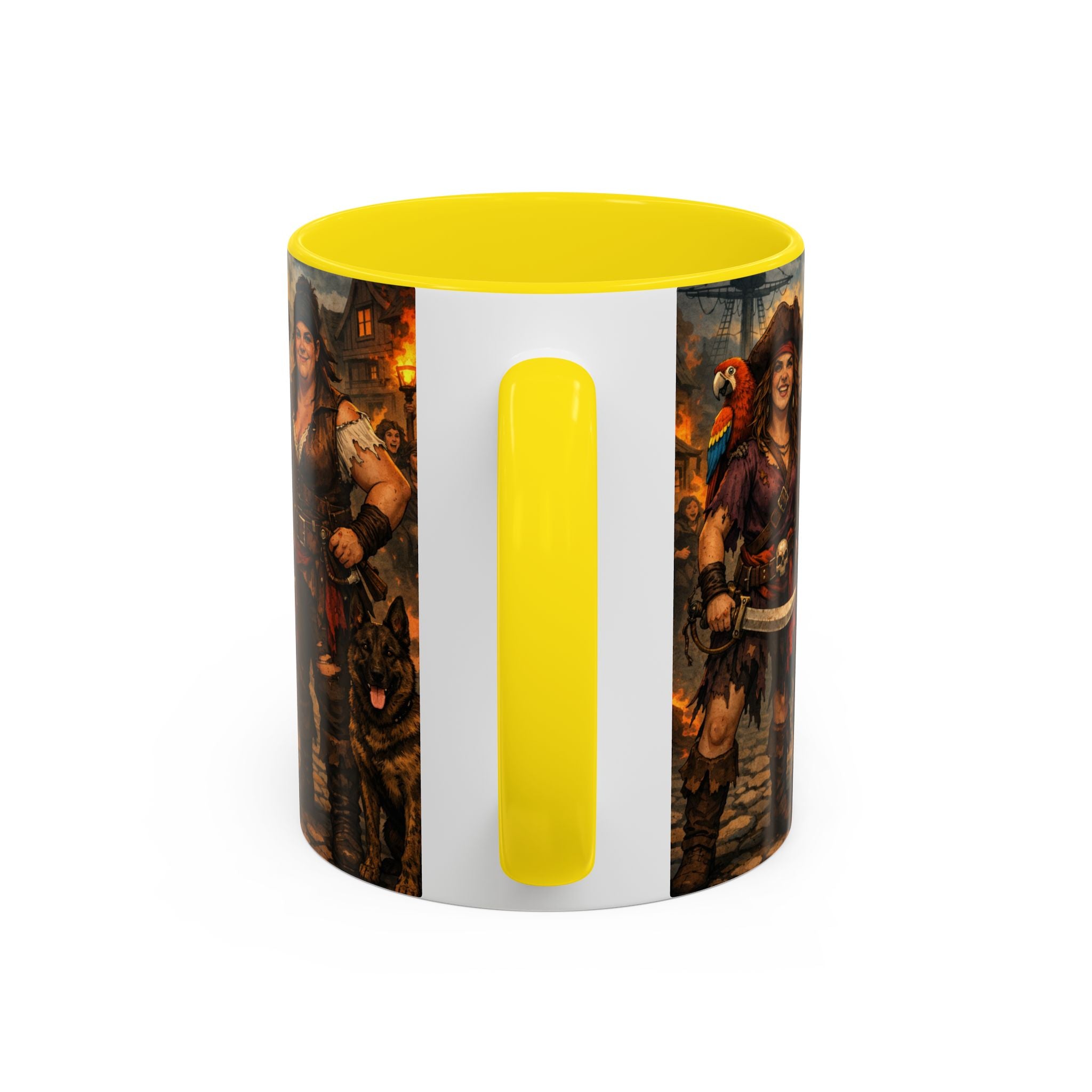 Pirate Family Coffee Mug — Fantasy Buccaneer Artwork 11/15oz