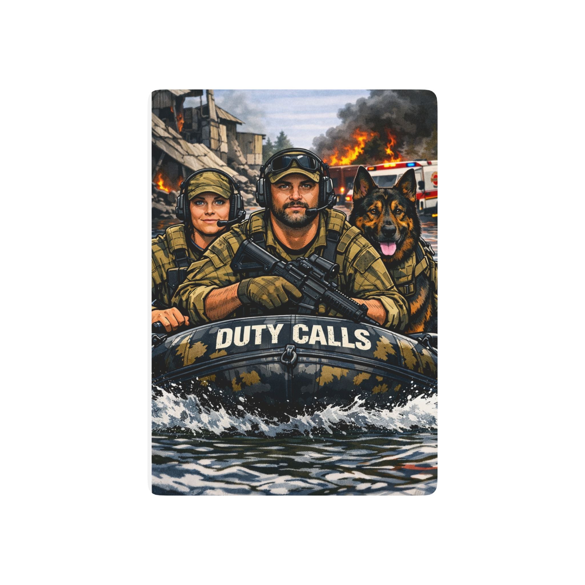 Duty Calls Poker Playing Cards — Military Rescue Design