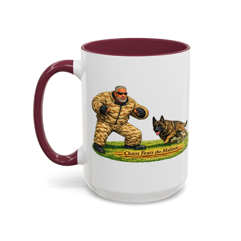 Belgian Malinois Coffee Mug — "Nothing Fears the Malinois" Dog Lover Gift (11oz/15oz)