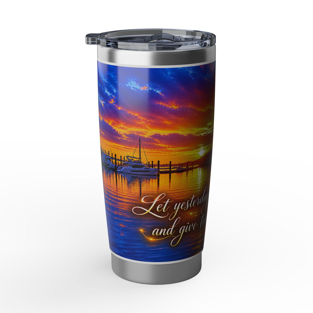 Vagabond Inspirational Sunset Marina 20oz Tumbler
