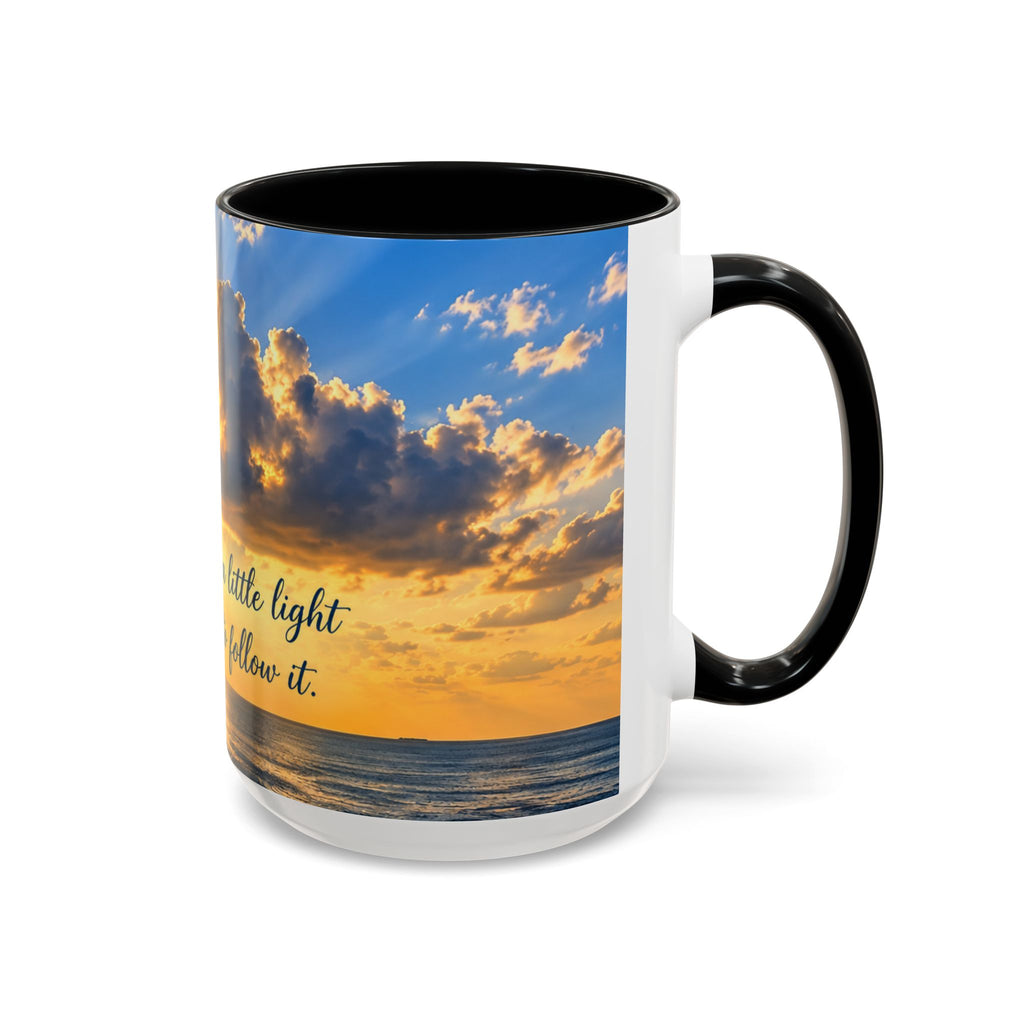 Coffee Mug – Inspirational Sunrise “Begin with a Little Light”