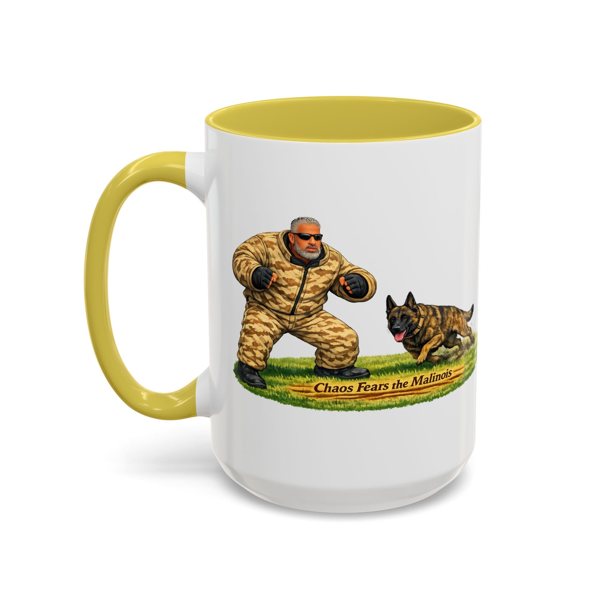 Belgian Malinois Coffee Mug — "Nothing Fears the Malinois" Dog Lover Gift (11oz/15oz)